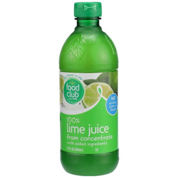 Juice & Nectars Food Club 100% Lime Juice From Concentrate hero