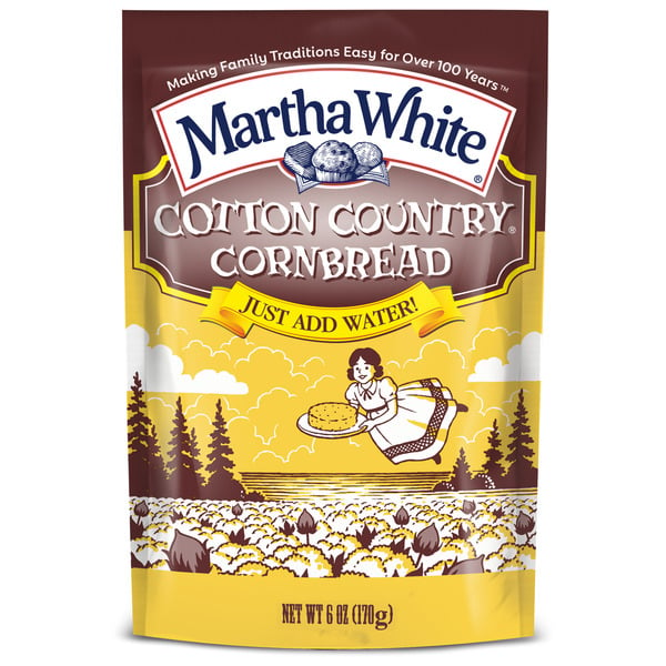 Doughs, Gelatins & Bake Mixes Martha White Cotton Country Buttermilk Cornbread Mix hero