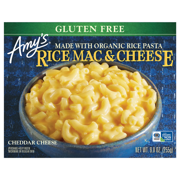 Frozen Meals Amy's Kitchen Gluten Free Rice Mac & Cheese hero