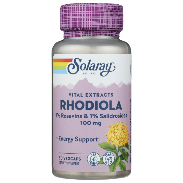 Vitamins & Supplements Solaray Rhodiola Root Extra hero