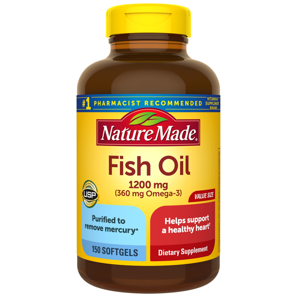 Vitamins & Supplements Nature Made Fish Oil 1200 mg Softgels hero