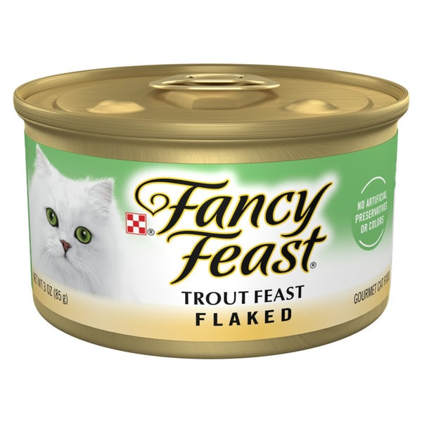 Cat Food & Care Purina Fancy Feast Wet Cat Food Flaked Trout Feast hero