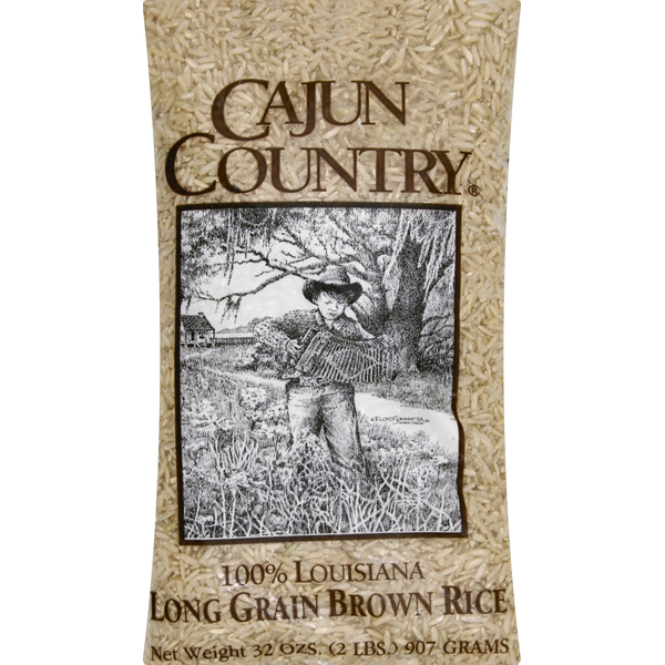 Grains, Rice & Dried Goods Cajun Country Brown Rice, Long Grain, 100% Louisiana hero