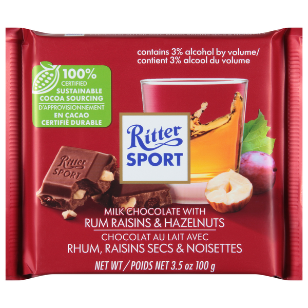 Candy & Chocolate Ritter Sport Milk Chocolate hero