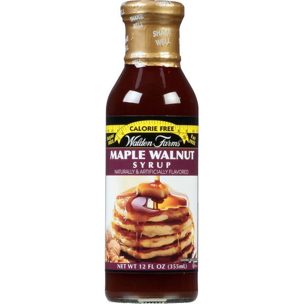 Honeys, Syrups & Nectars Walden Farms Syrup, Maple Walnut hero