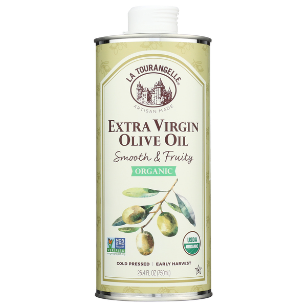 Oils & Vinegars La Tourangelle (750Ml X 6) Lat- Organic Extra Virgin Olive Smooth & Balanced- Case hero