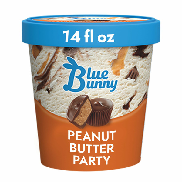 Ice Cream & Ice Blue Bunny Peanut Butter Party Frozen Dessert hero