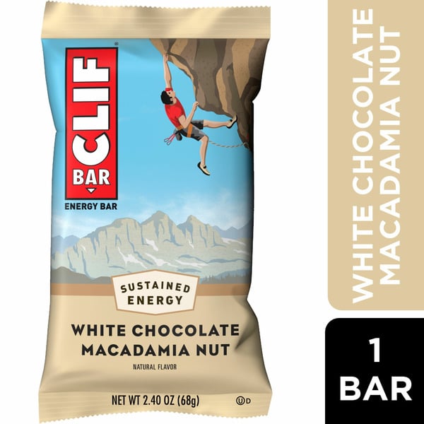 Energy & Granola Bars CLIF BAR White Chocolate Macadamia Nut Flavor Energy Bar hero