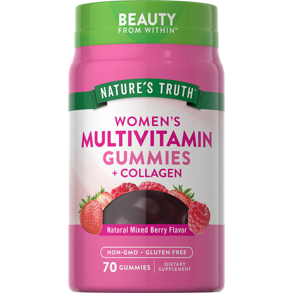 Multi-Vitamins Nature's Truth Women's Multivitamin plus Collagen Gummies hero