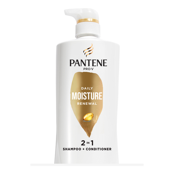 Pantene Daily Moisture Renewal 2 in 1 Shampoo + Conditioner hero