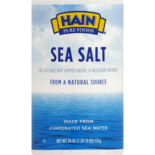 Spices & Seasonings Hain Pure Foods Sea Salt hero