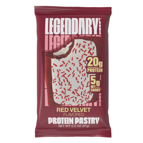 Protein & Meal Replacements Legendary Foods Protein Pastry, Red Velvet hero