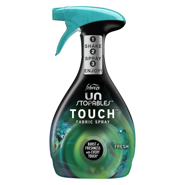 Laundry Febreze Unstopables Touch Fabric Spray and Odor Eliminator, Fresh hero