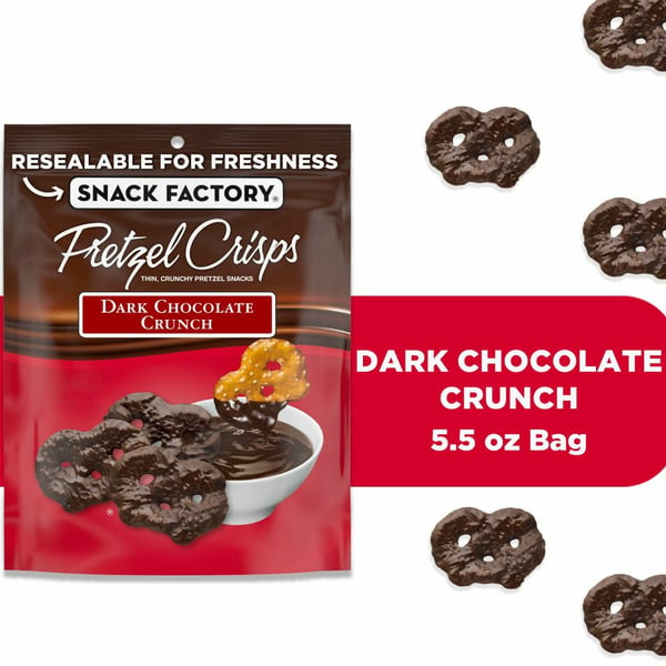 Deli Specialty Items Snack Factory Dark Chocolate Covered Pretzel Crisps hero