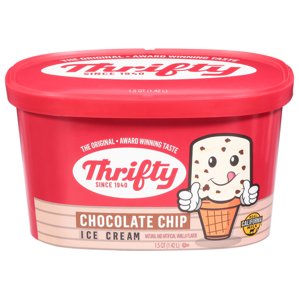 Ice Cream & Ice Thrifty Ice Cream Ice Cream, Chocolate Chip hero