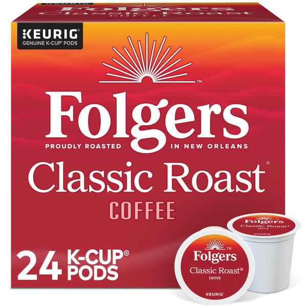 Folgers Classic Roast K-Cup Pods hero