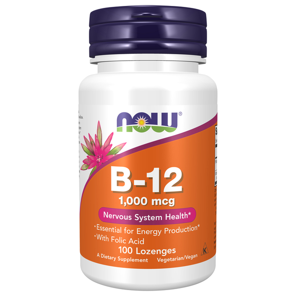 Vitamins & Supplements NOW Vitamin B 12 1000 mcg hero