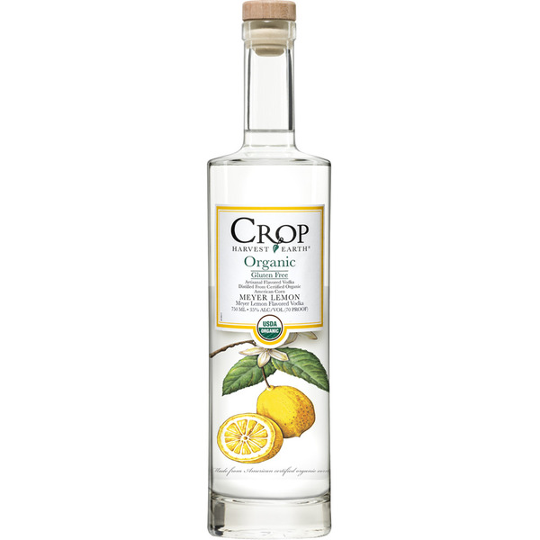 Vodka Crop Harvest Earth Organic Meyer Lemon Vodka hero