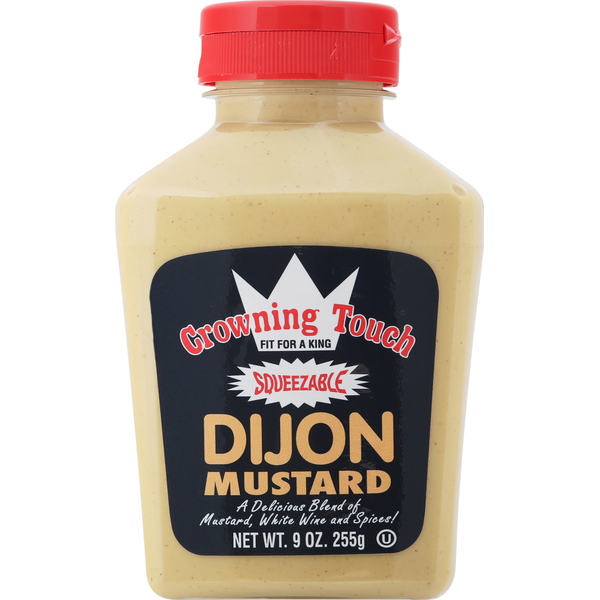 Condiments Crowning Touch Mustard, Dijon, Squeezable hero