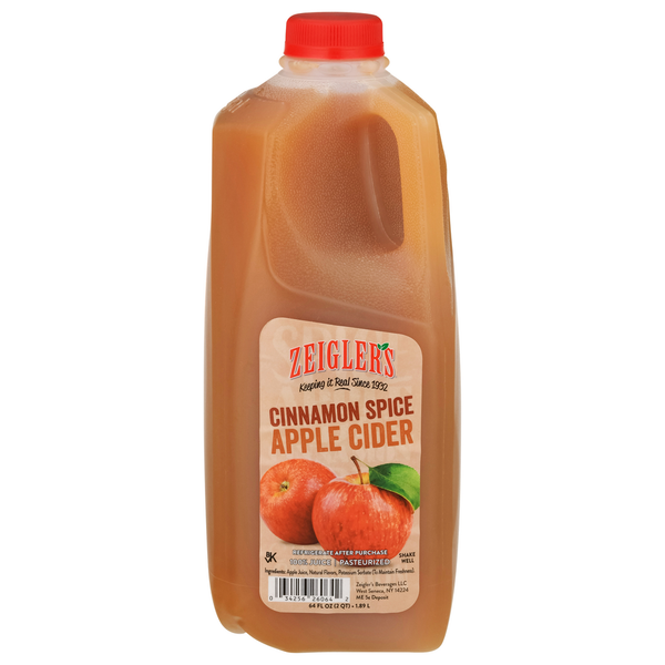 Juice & Nectars Zeigler's Apple Cider, Cinnamon Spice hero