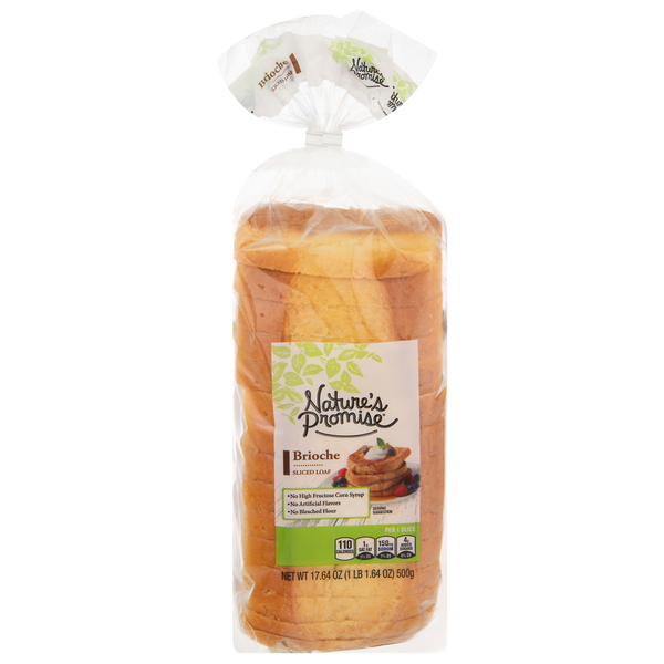 Bakery Bread & Rolls Nature's Promise Sliced Loaf, Brioche hero