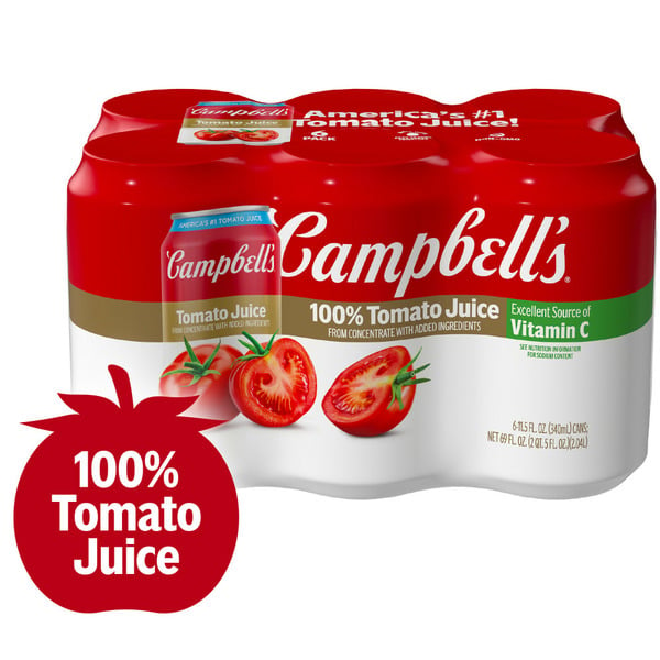 Juice & Nectars Campbell's 100% Tomato Juice hero