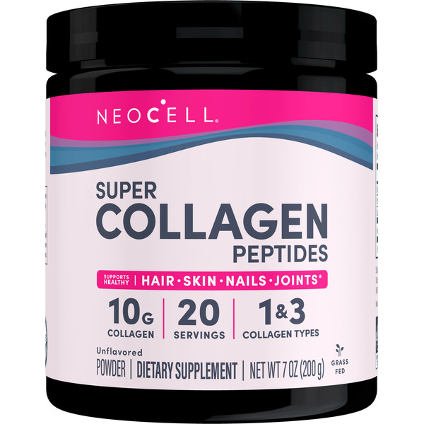 Protein & Meal Replacements NeoCell Collagen, Super, Type 1 & 3, Unflavored, Powder hero