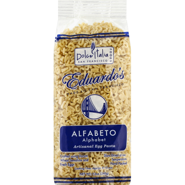 Dry Pasta Dolce Italia Foods Alfabeto hero