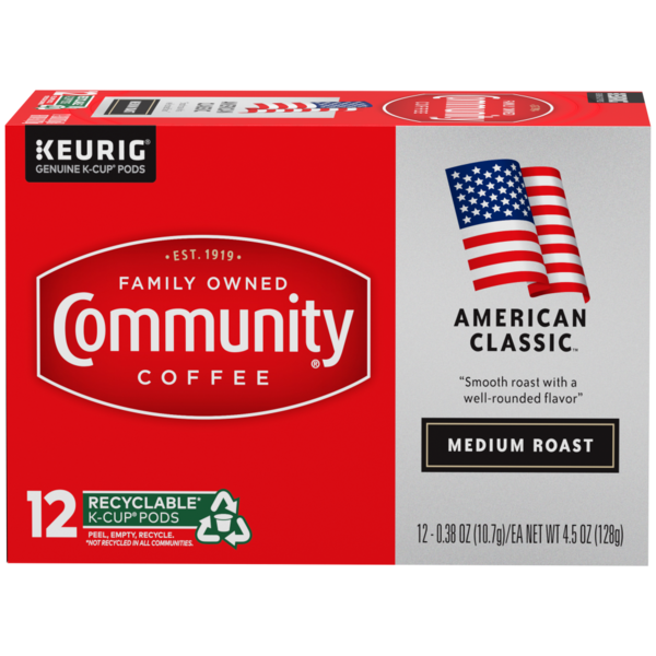 Coffee Community Coffee American Classic Coffee Pods for Keurig K-cups hero