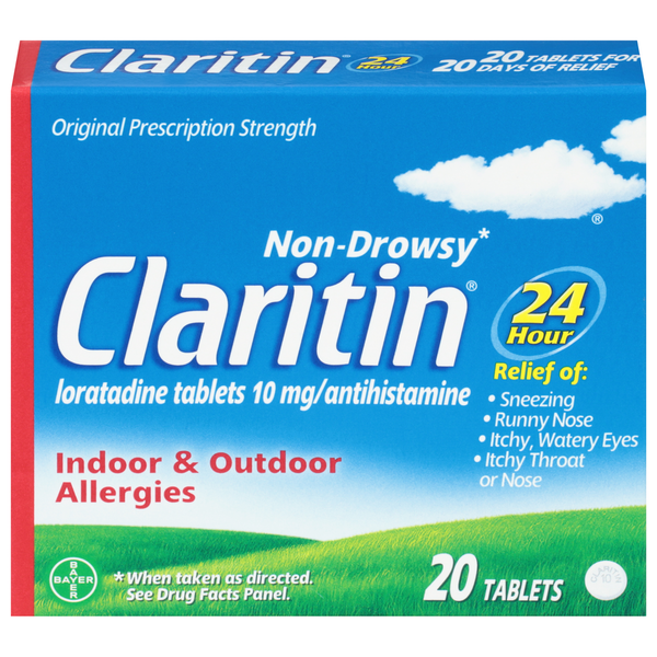 Allergy Claritin 24 Hour Non-Drowsy Allergy Tablets hero