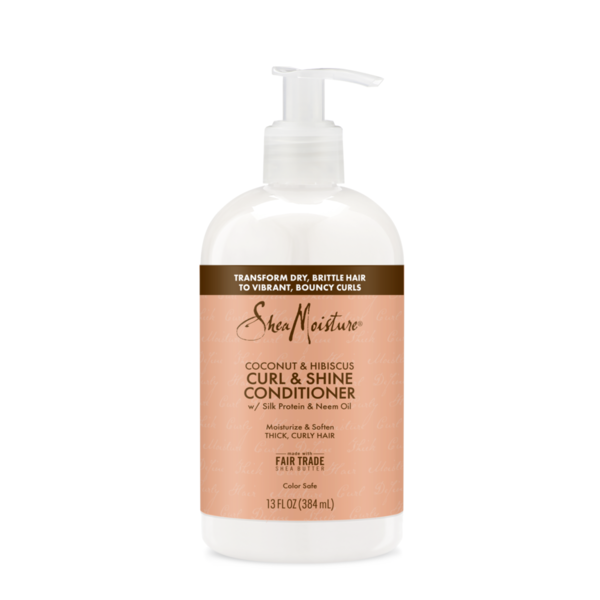 Hair Care SheaMoisture Curl Shine Silicone Free Conditioner Coconut Hibiscus hero