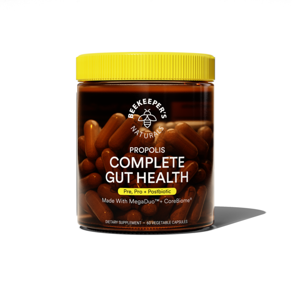 Dietary Supplements Beekeeper's Naturals 3-in-1 Complete Gut Health hero