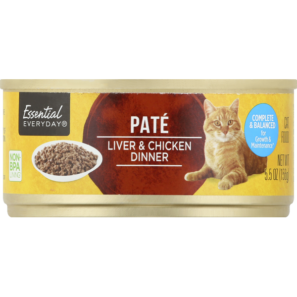 Cat Food & Care Essential Everyday Cat Food, Pate, Liver & Dinner hero