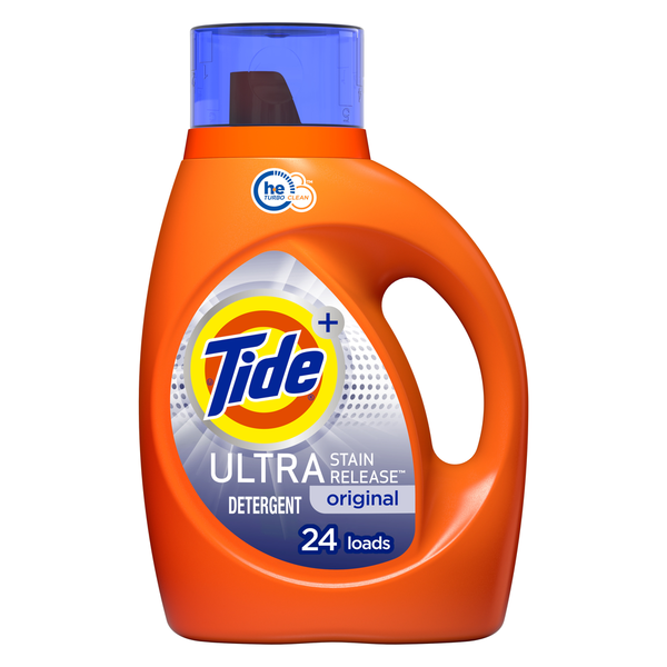 Laundry Tide Ultra Stain Release Liquid Laundry Detergent, Original, 24 loads, HE Compatible hero