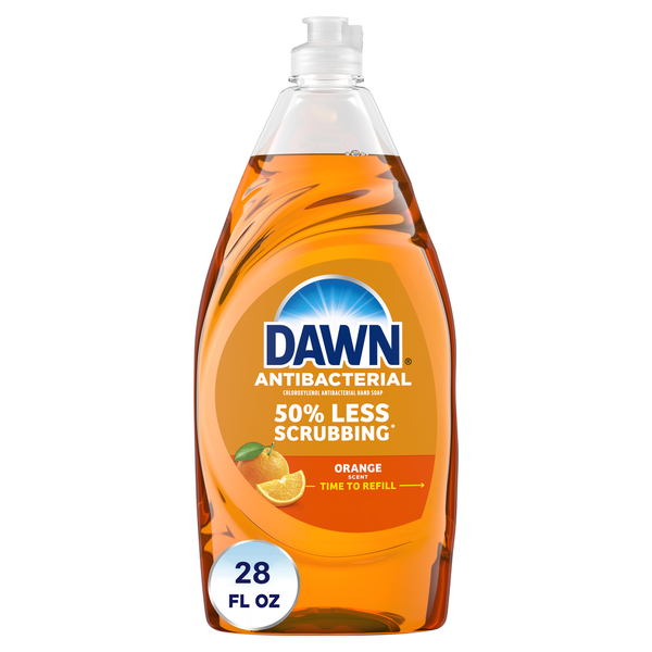 Dish Detergents Dawn Ultra Antibacterial Hand Soap, Dishwashing Liquid Dish Soap, Orange Scent hero