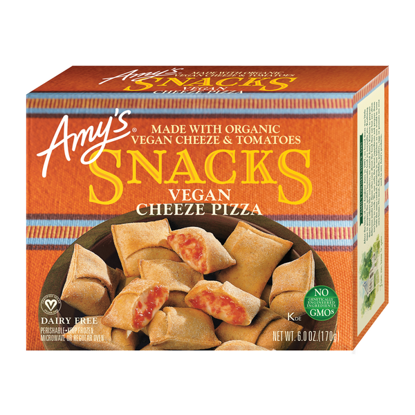 Frozen Vegan & Vegetarian Amy's Kitchen Vegan Cheeze Pizza Snacks hero