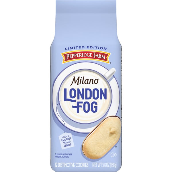 Pepperidge Farm Milano London Fog Earl Grey Tea Cookies hero