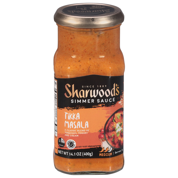 More International Foods Sharwood's Simmer Sauce, Tikka Masala, Medium hero