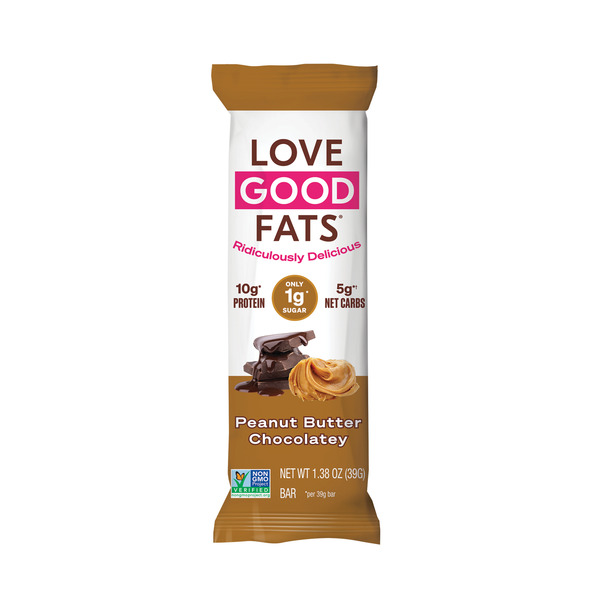 Energy & Granola Bars Love Good Fats Peanut Butter Chocolatey hero