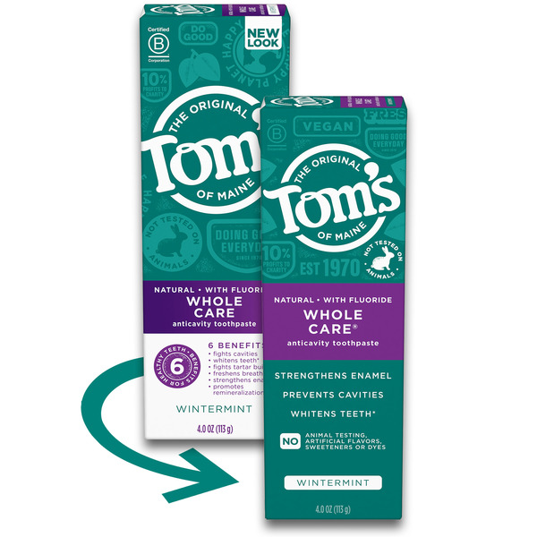 Oral Hygiene Tom's of Maine Toothpaste, Wintermint hero