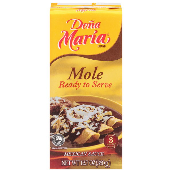 Condiments Dona Maria Mexican Sauce, Mole hero