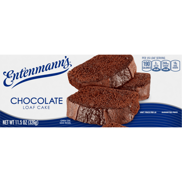 Cookies & Cakes Entenmann's Chocolate Loaf Cake hero