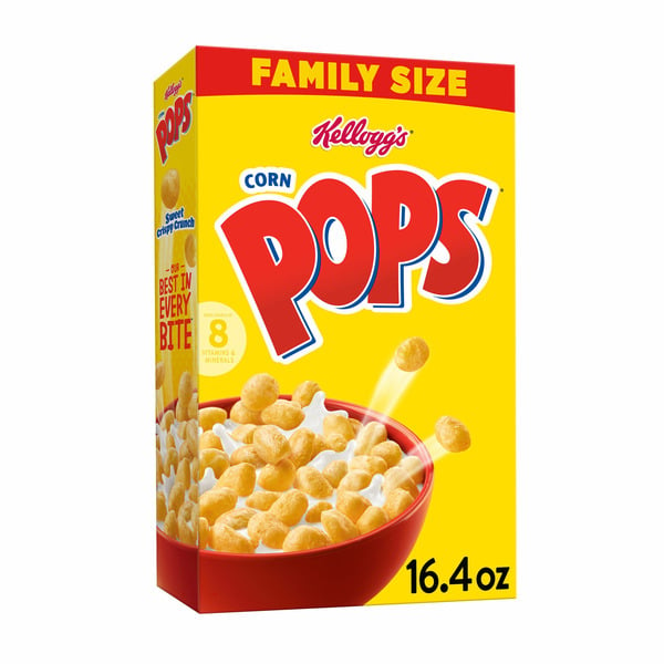 Corn Pops Breakfast Cereal, Kids Cereal, Family Breakfast, Original hero