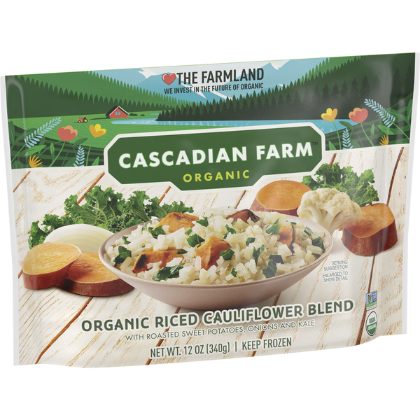 Prepared Meals Cascadian Farm Organic Frozen Riced Cauliflower Blend with Vegetables hero