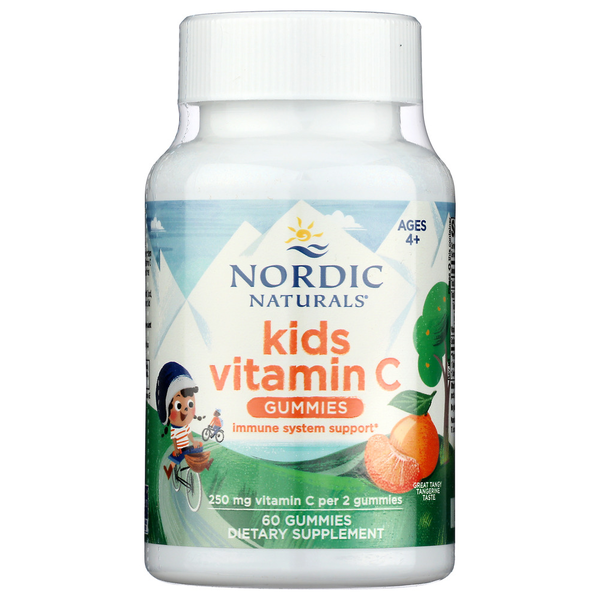 Nordic Naturals Kids Vitamin C Gummies - Tangy Tangerine hero