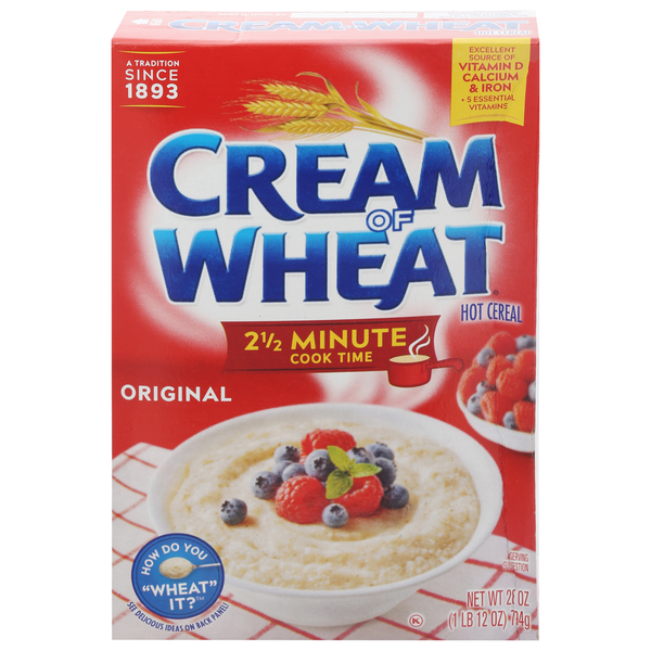 Hot Cereal & Pancake Mixes Cream of Wheat Hot Cereal, Original hero