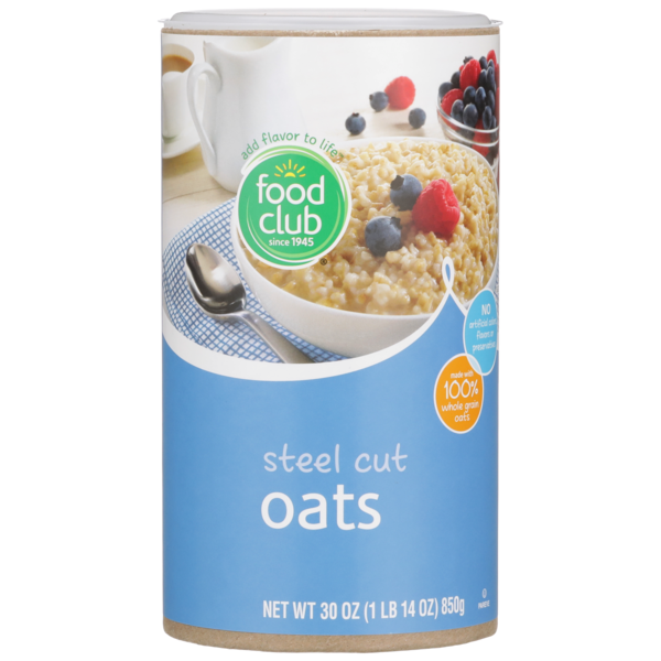 Cereal Food Club Steel Cut Oats hero