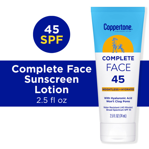 Body Lotions & Soap Coppertone Face Sunscreen Lotion SPF 45 hero