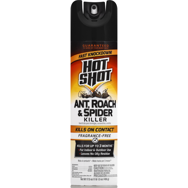 Pest Control Hot Shot Ant, Roach & Spider Killer, Fragrance-Free hero