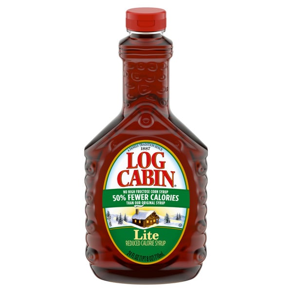 Honeys, Syrups & Nectars Log Cabin Lite Pancake Syrup hero